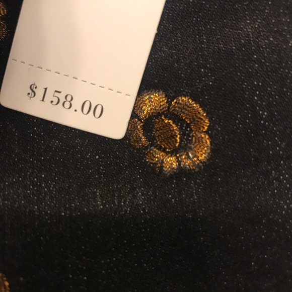 Anthropologie Pilcro golden flowers jeans - Picture 3 of 3